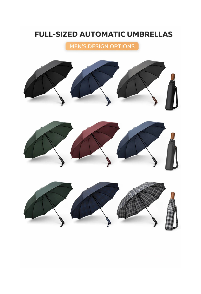 Automatic Mens Umbrella